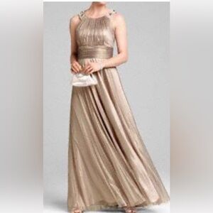 Cachet Gown Jewel Neck Cocktail Bridesmaid Prom Cotillion Special Event